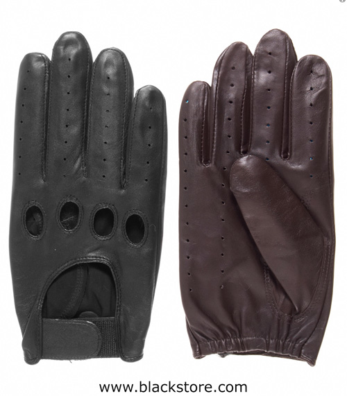 Driving Gloves with Velcro Strap